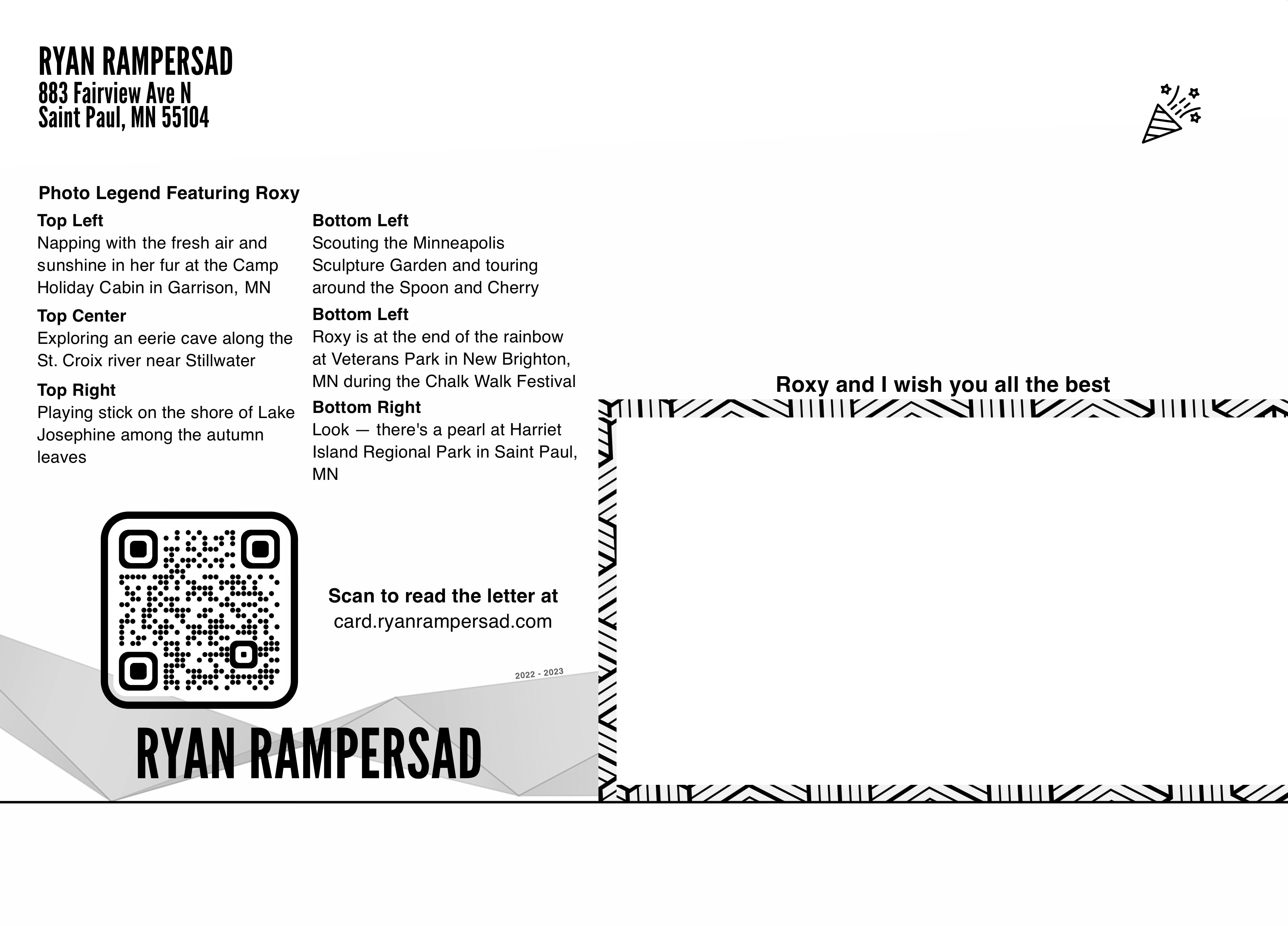 2022 — 2023 Card: Back